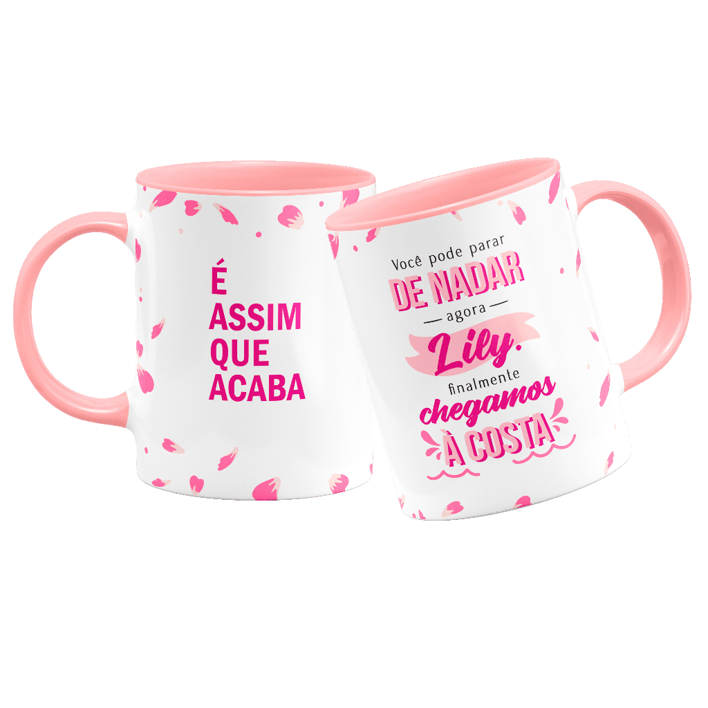 Caneca Best Seller Assim Que Acaba Frase Atlas E Lily Continue A