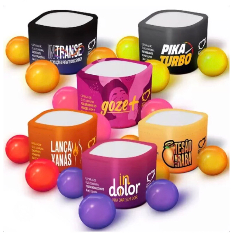 Gel Bolinhas Explosivas 3 Unidades Sexy Fantasy Sex Shop Shopee