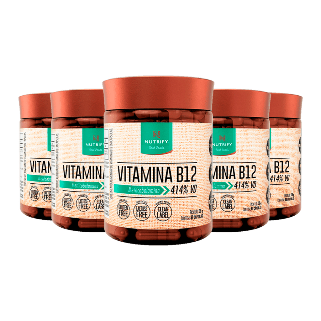 Kit Vitamina B12 Metilcobalamina 60cps Nutrify Shopee Brasil