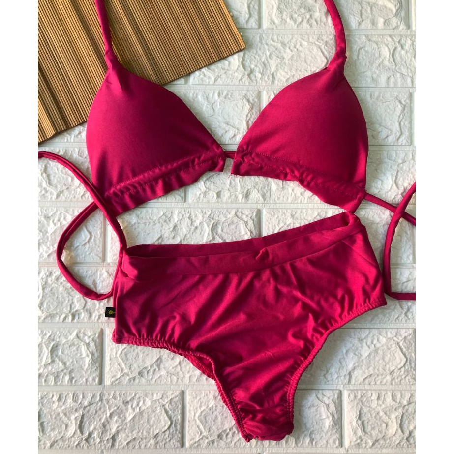 Biquini Cortininha Hot Pants Shopee Brasil