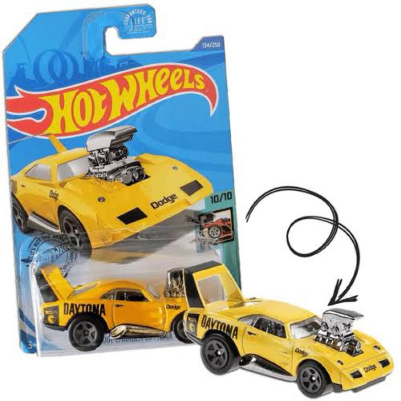 HOT WHEELS TOONED DODGE CHARGER DAYTONA T HUNT Shopee Brasil