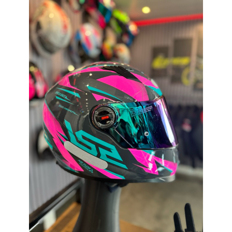 Capacete Ls Classic Draze Rosa Shopee Brasil