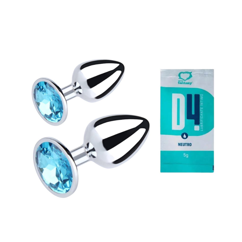 Kit Plug Anal Pequeno E M Dio Lubrificante D Neutro G Shopee Brasil
