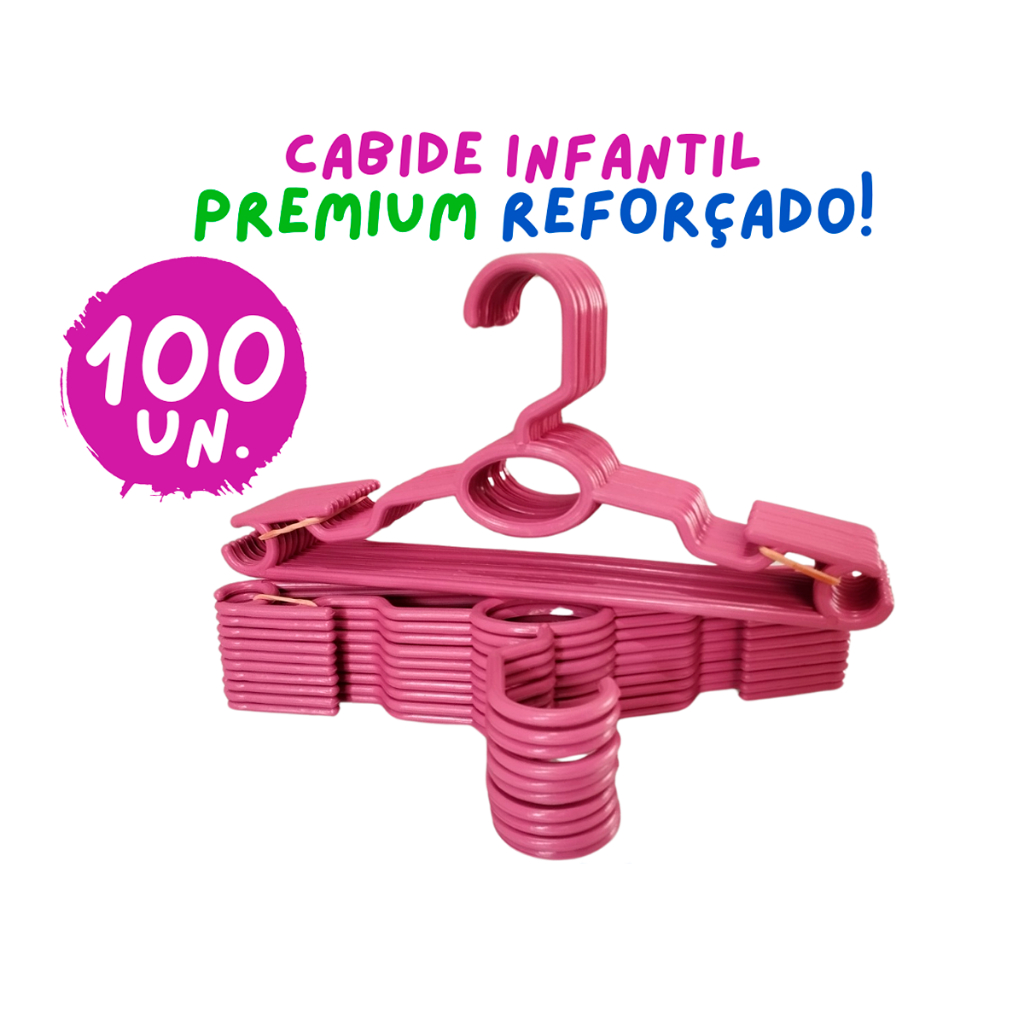 Kit Cabides Infantil Beb Baby Refor Ado Rosa Pl Stico Cruzeta