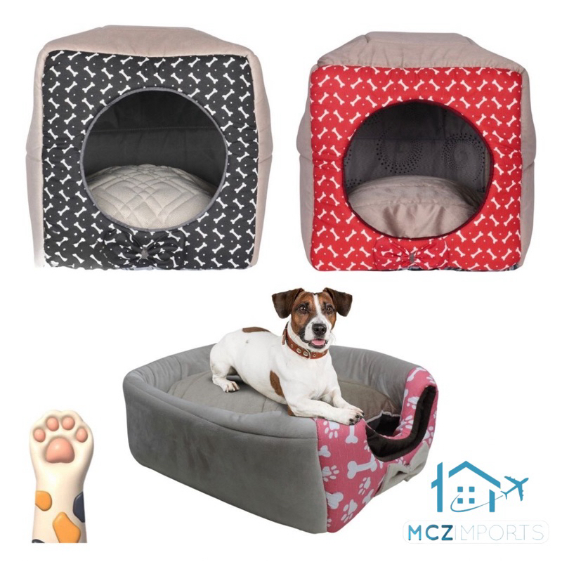 Cama Toca Iglu Em Para Cachorro E Gato Caminha Pet Shopee Brasil