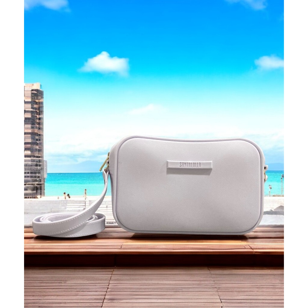 Bolsa Smaler Nas Cores Branca Bege Nude Moda Luxuosa Material