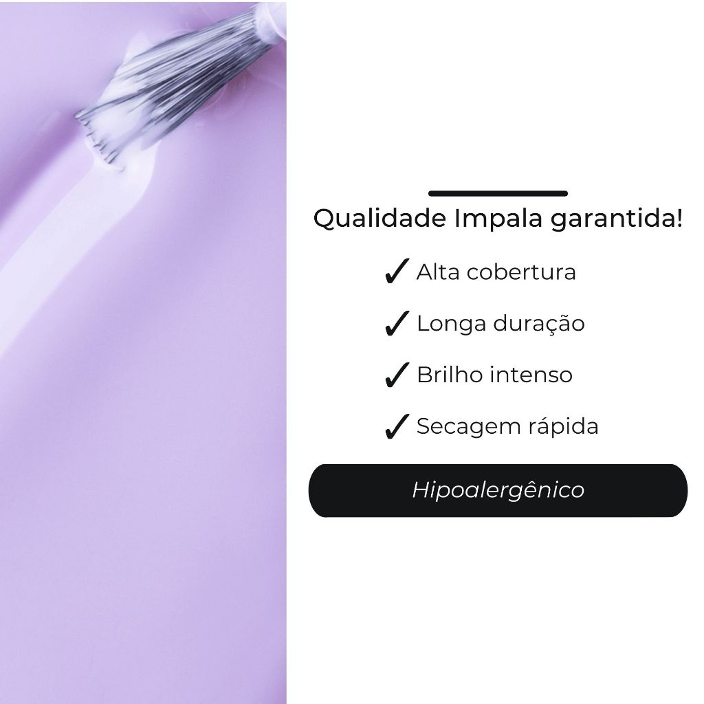 Impala Kit 4 Esmaltes Tons nude Lilas Roxos Hipoalergênico Esmalte Perolado Shopee Brasil