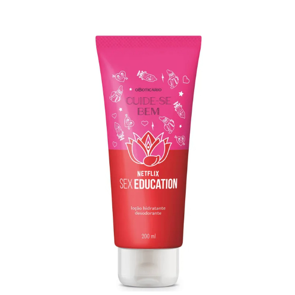 Loção Hidratante Desodorante Cuide se Bem Netflix Sex Education 200ml