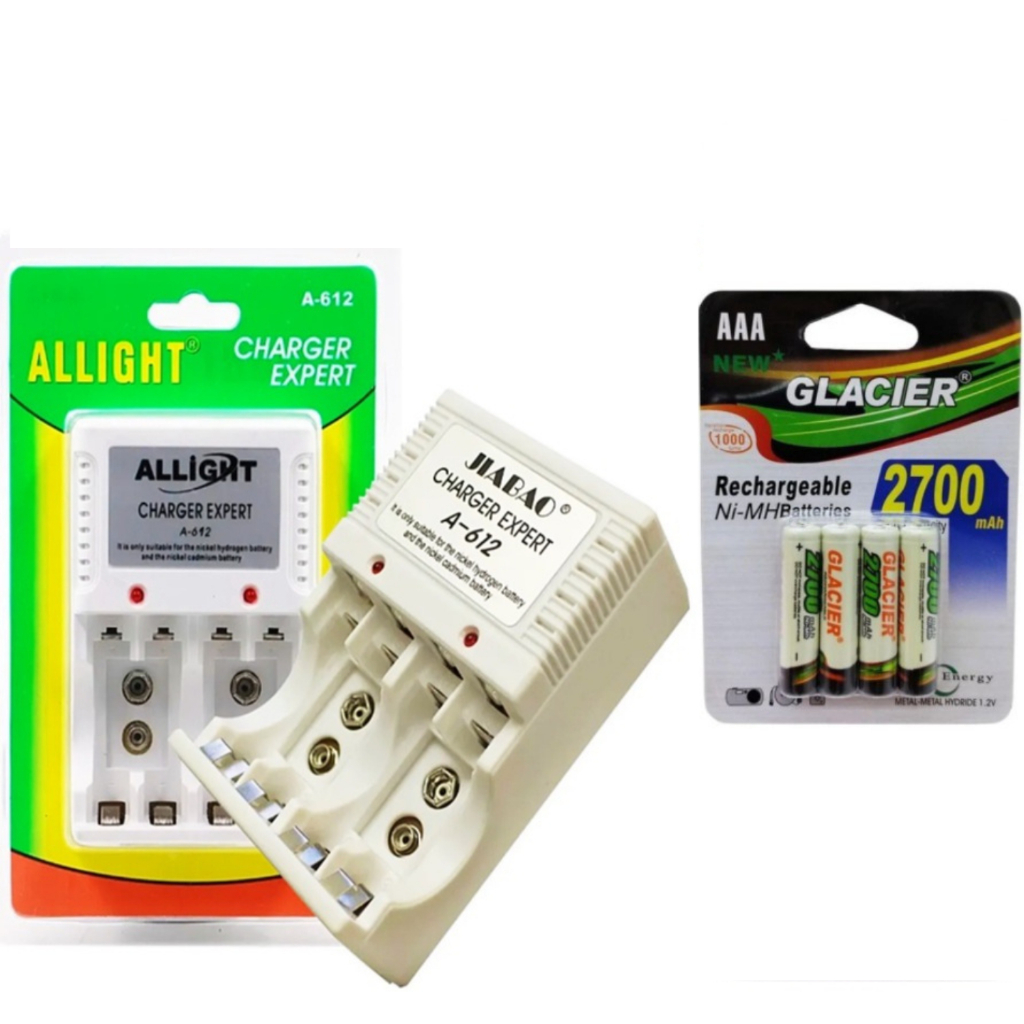 Kit Carregador De Pilhas AA AAA Bateria 9V Bivolt Shopee Brasil