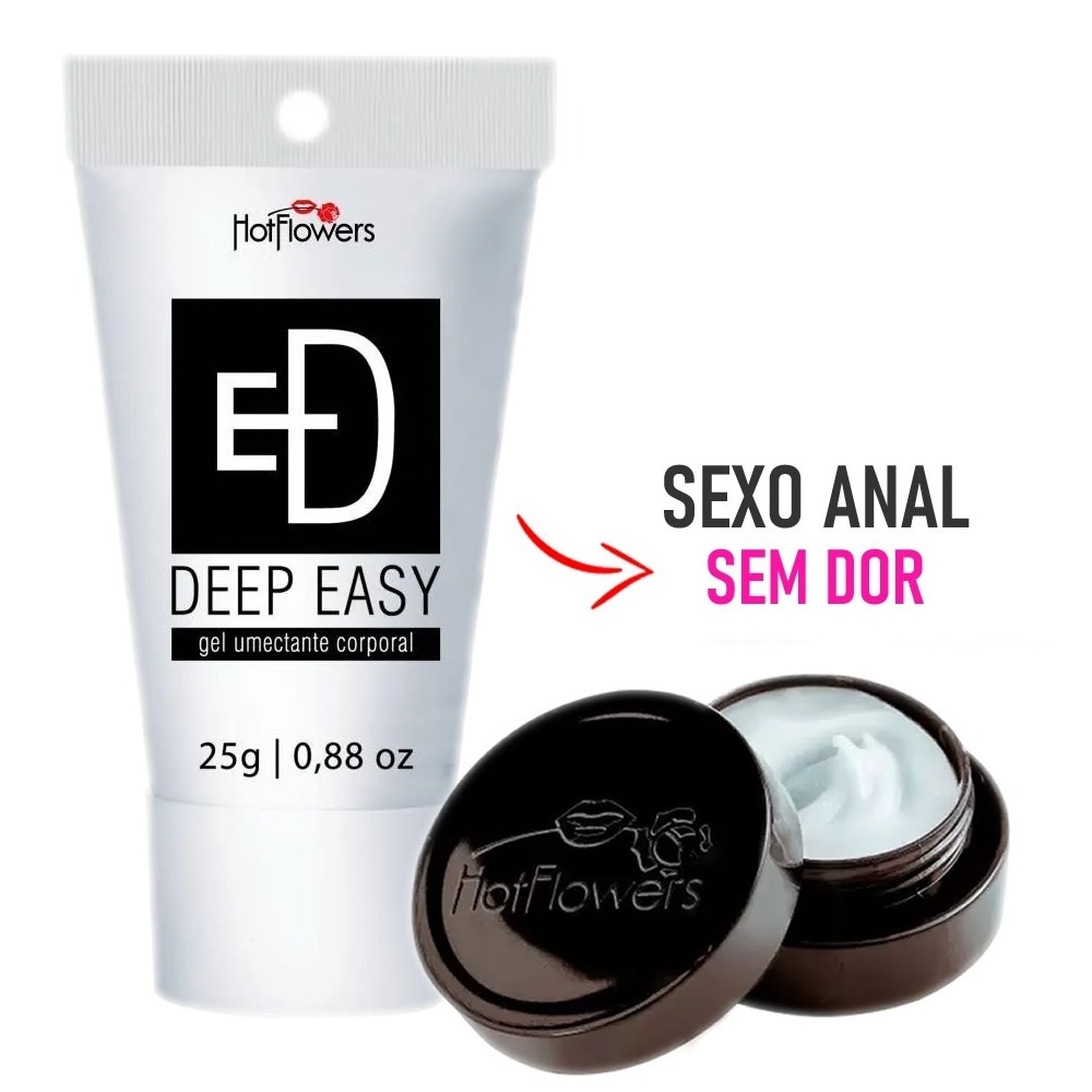Lubrificante Sexo Anal Deep Easy Deslizante Extra Forte Gel Massageador