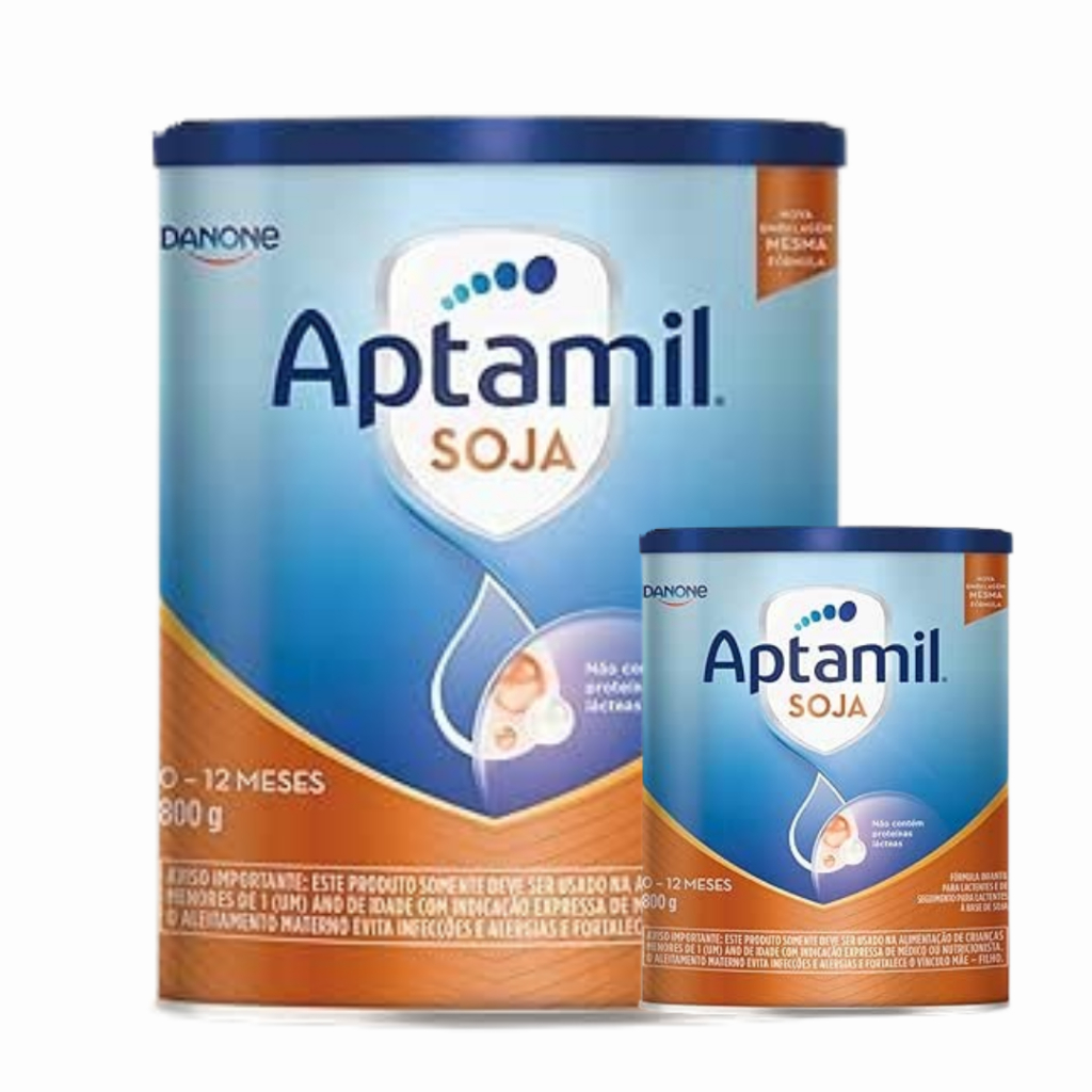 Latas Aptamil Soja F Rmula Infantil Em P Danone Gr Shopee