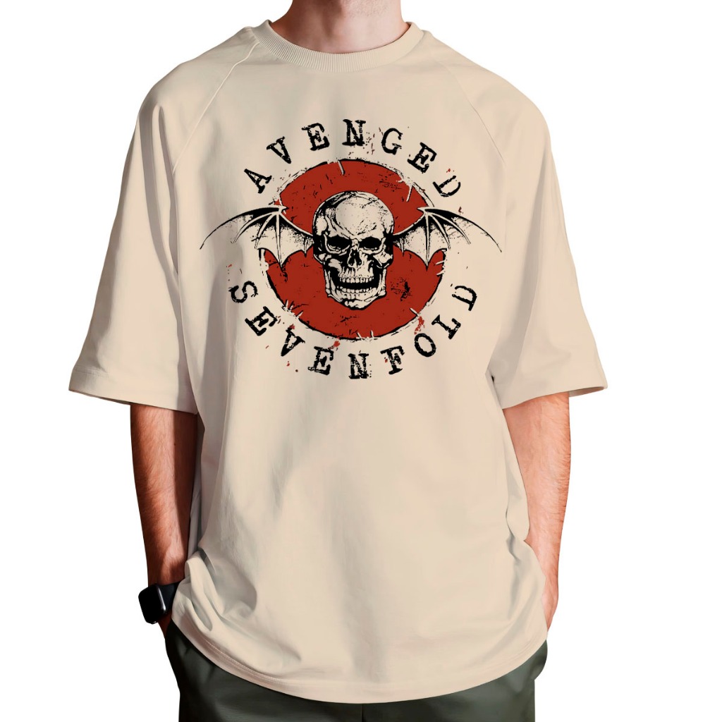 Camiseta Oversized Avenged Sevenfold Banda Rock Manga Larga Shopee Brasil