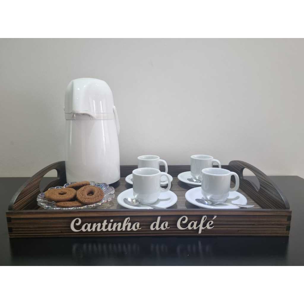 Bandeja Cantinho do Café Mdf 6mm Multifuncional 41 5 x 21 5cm Shopee