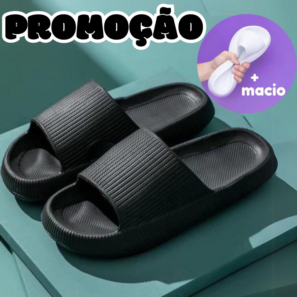 Chinelo Slide Nuvem Mega Promo O Oficial Original Shopee Brasil