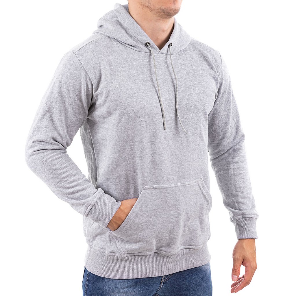 Blusa De Moletom Masculino Canguru Liso Inverno Frio Casaco Abrigo