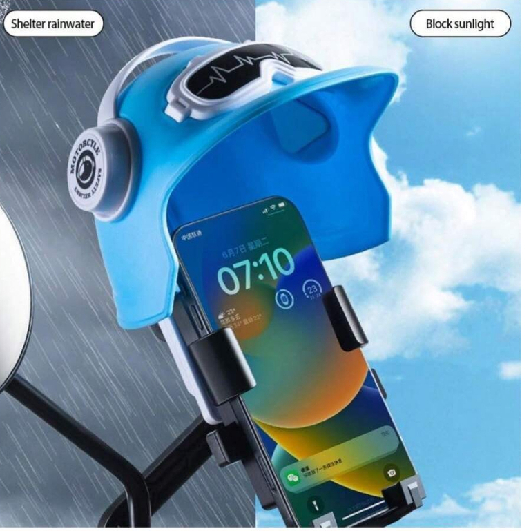 Suporte Para Telefone Celular De Motocicleta Capacete De Bicicleta