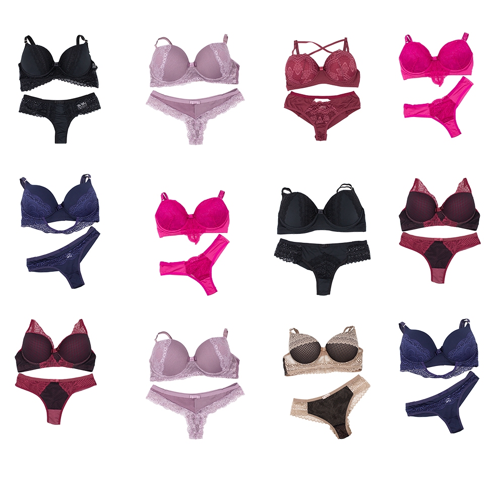 Conjuntos Lingerie Suti Bojo Renda Calcinha Fio Sexy Luxo
