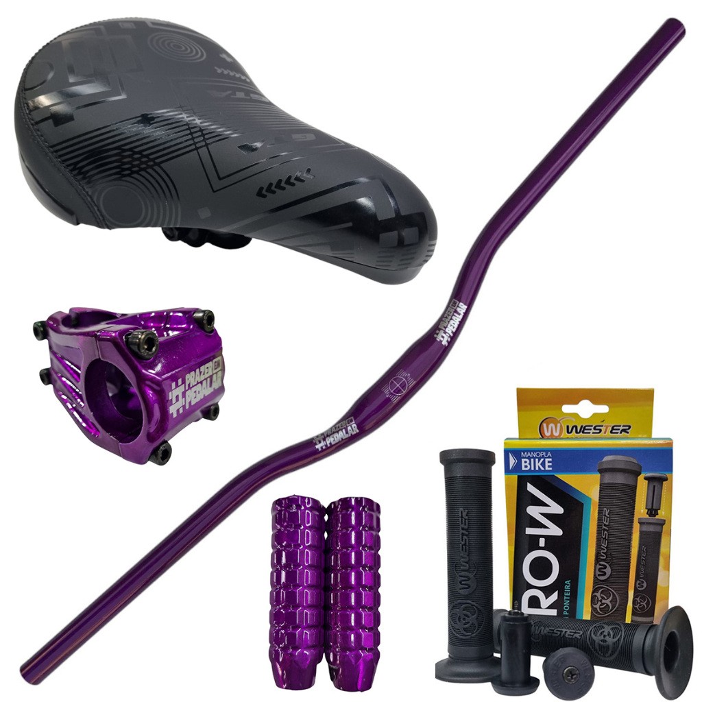 Kit Guidão Wheeling Freerid Curvo 800mm Voador Gios Viking Shopee Brasil