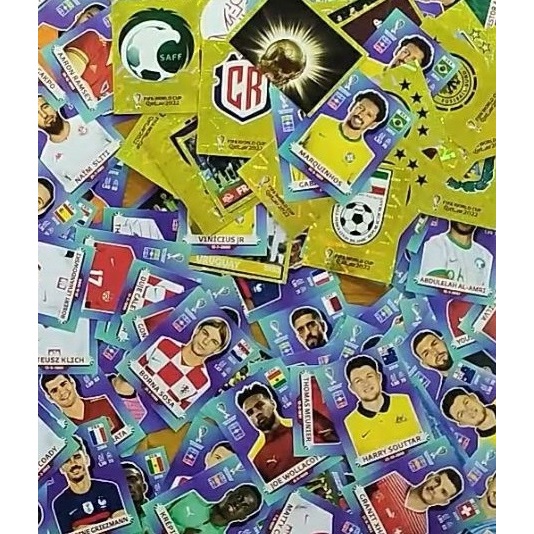 Lote Figurinhas Copa Panini Nunca Coladas Shopee Brasil