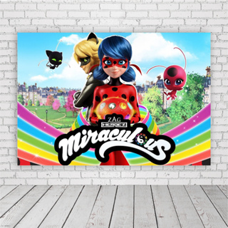 Painel De Festa Retangular Lady Bug X M Personalizado Em Lona Fosca