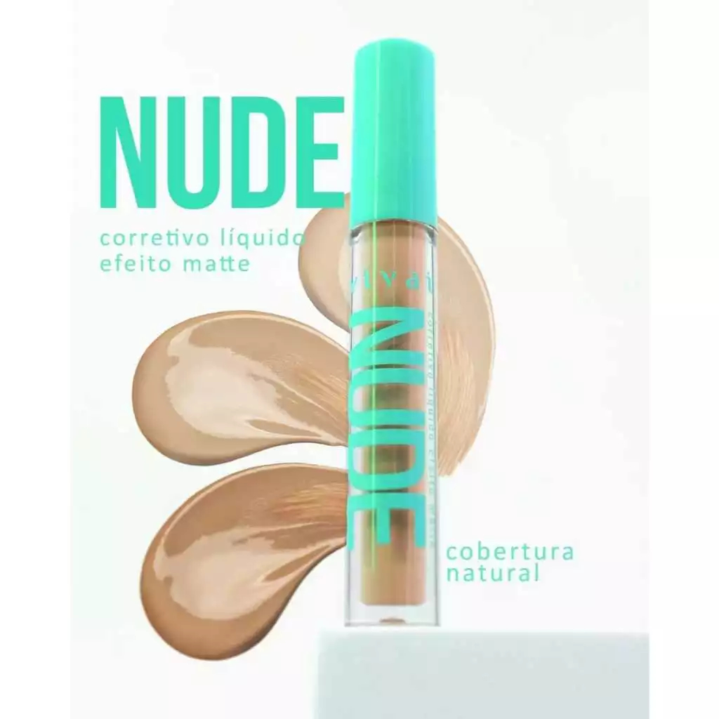 Corretivo Líquido Multicover nude Cobertura a prova da água vivai