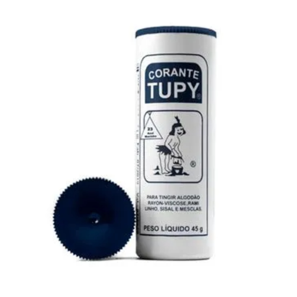 Corante Tupy Tinta Tintura Tingir Roupa Azul Marinho Shopee Brasil