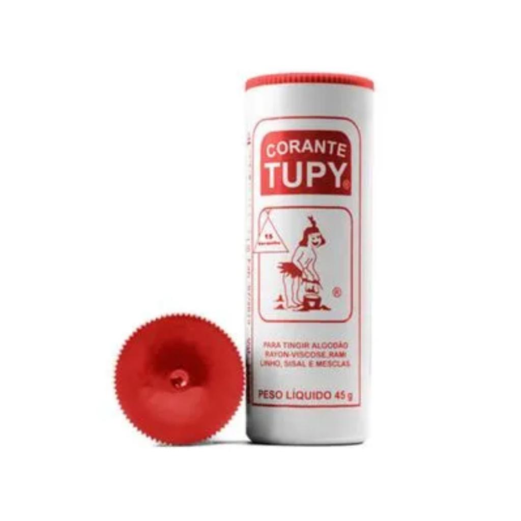 Corante Tupy Tinta Tintura Tingir Roupa Vermelho Shopee Brasil