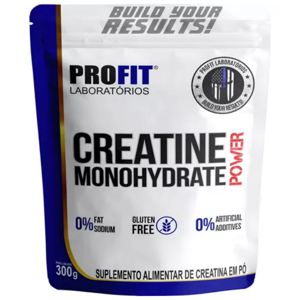 CREATINA MONOHIDRATADA POWER 300G REFIL PROFIT Shopee Brasil