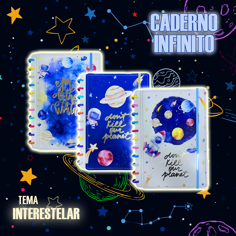 Caderno Inteligente Gal Xia Disco A B A Folhas Cadernos De Disco