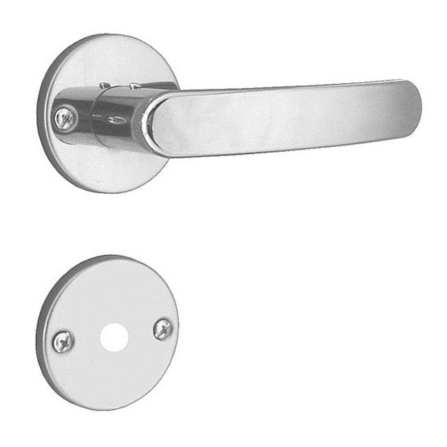 fechadura para porta banheiro lavabo wc aliança 2800 11 roseta inox