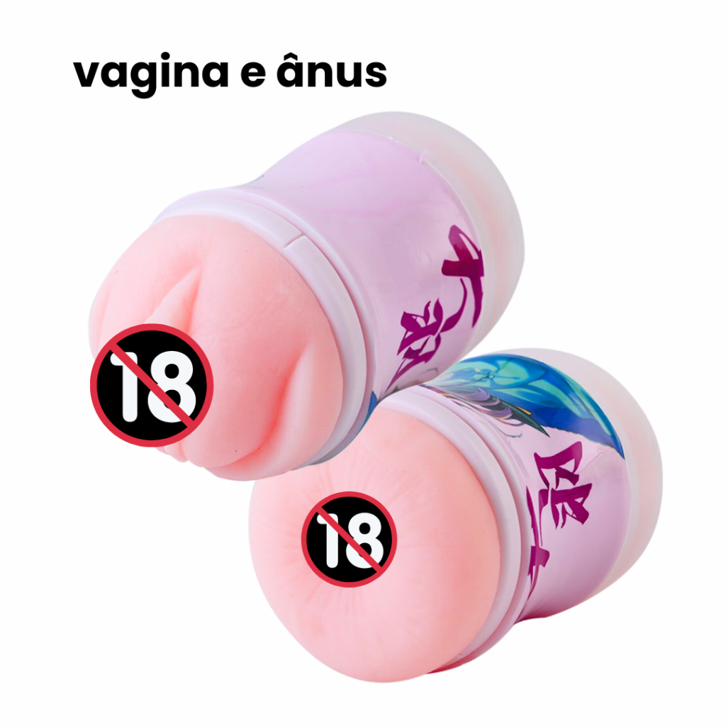 Masturbador Masculino Vagina E Nus De Silicone Cyberskin Textura