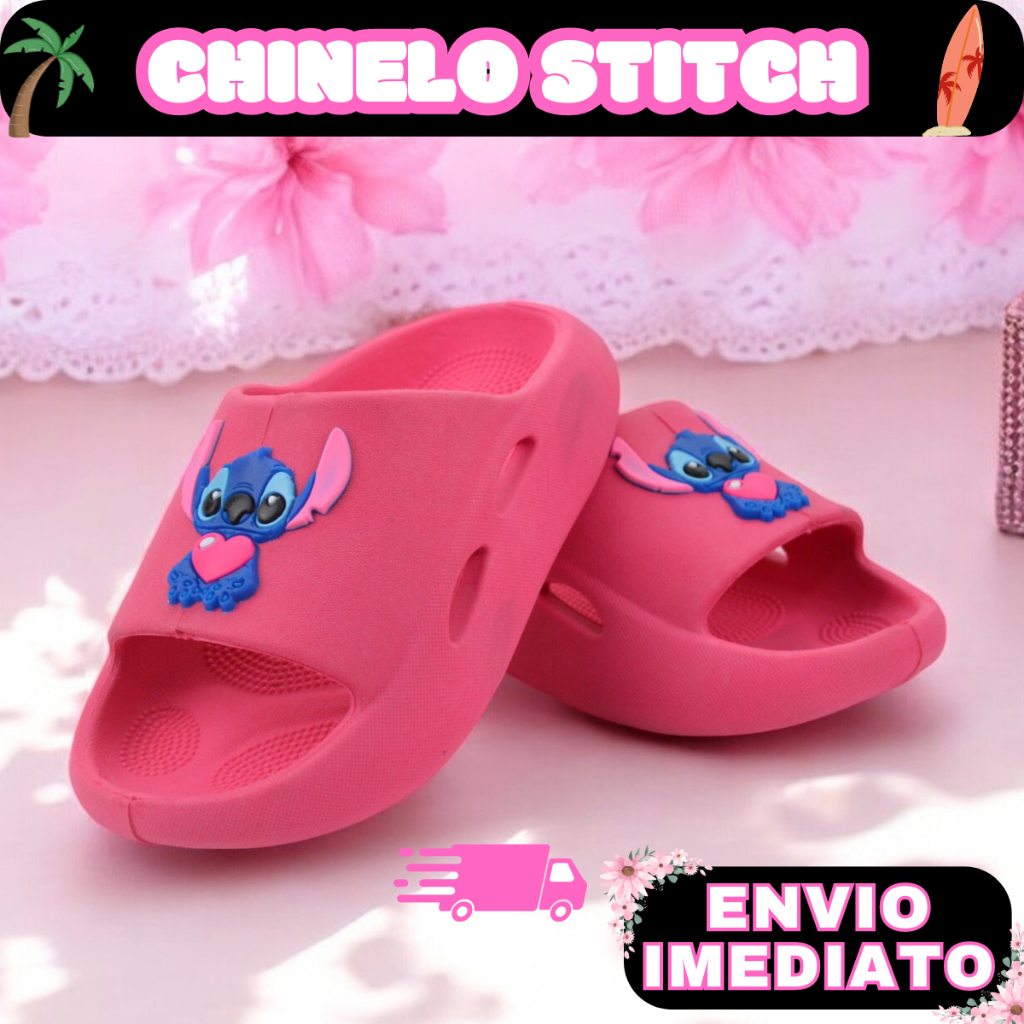 Chinelo Menina Stitch Nuvem Baby Ao Super Macio E Leve Lan Amento