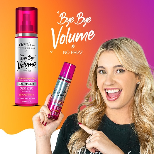 Protetor T Rmico Spray Bye Bye Volume E No Frizz Forever Liss Ml