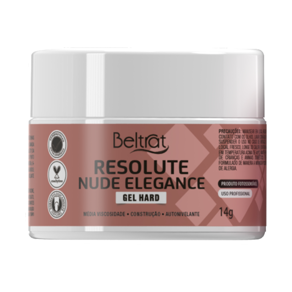 Gel Hard Autonivelante 14g Resolute Nude Elegance Shopee Brasil