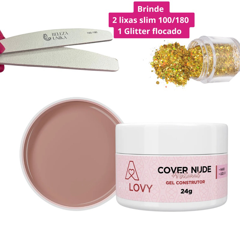 Gel Cover Nude Natural Anylovy 24gr Shopee Brasil