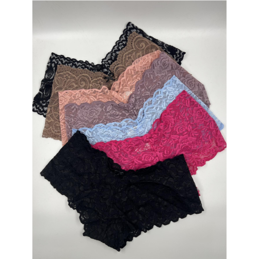 Kit Calcinha Calesson Renda Espera Marido Shortinho Lingerie Feminina Sexy Shopee Brasil