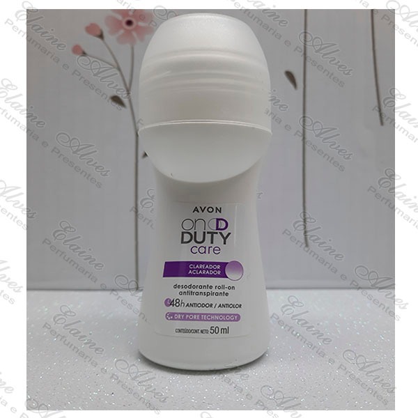 DESODORANTE ROLL ON ON DUTY CARE CLAREADOR 50ml Avon Shopee Brasil