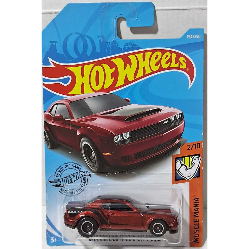 Hot Wheels 18 Dodge Challenger SRT Demon Super Treasure Hunt STH Shopee Brasil