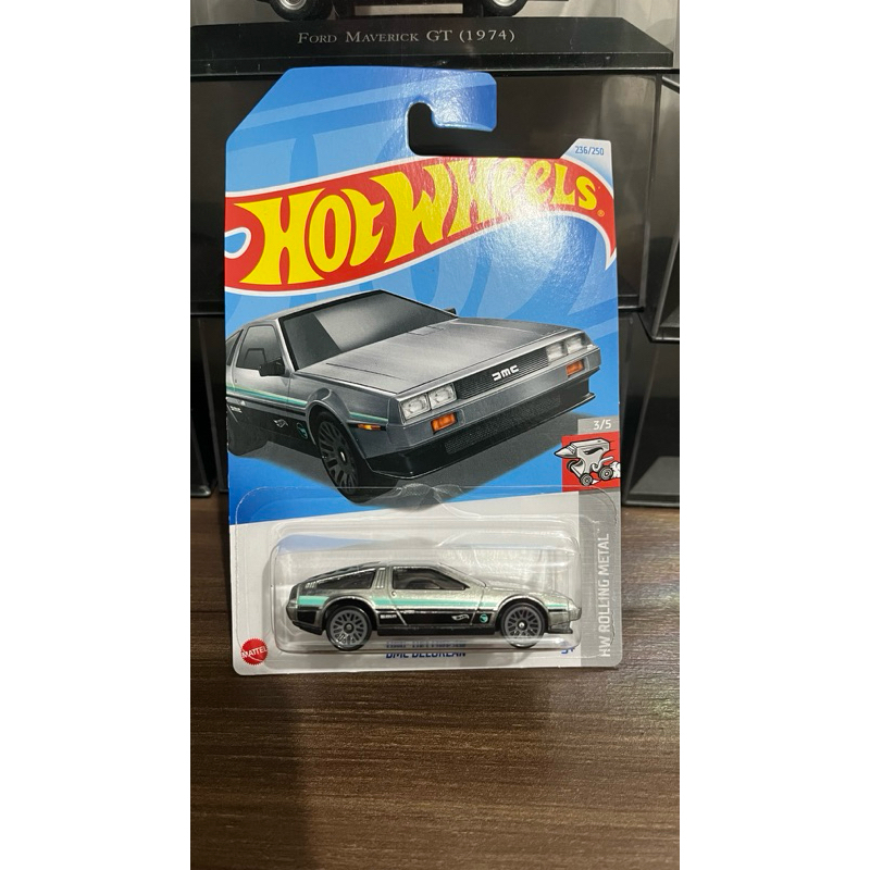 Hot Wheels DMC Delorean THunt Mainline Shopee Brasil