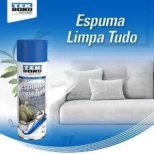 Espuma Limpa Tudo 400ml Limpeza A Seco Para Carros E Estofados