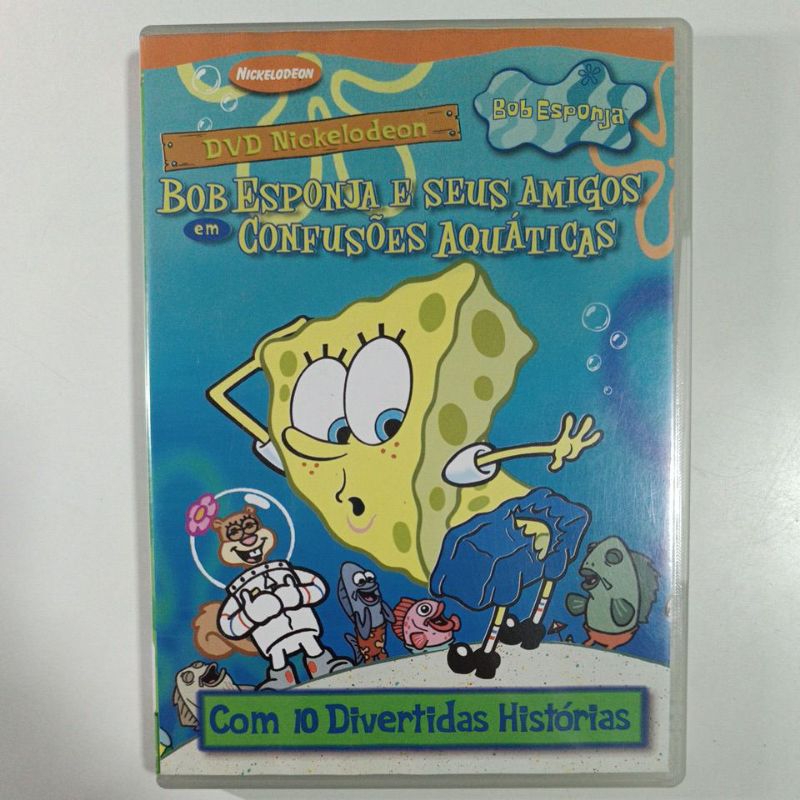 Dvd Bob Esponja e Seus Amigos em Confusões Aquáticas Shopee Brasil