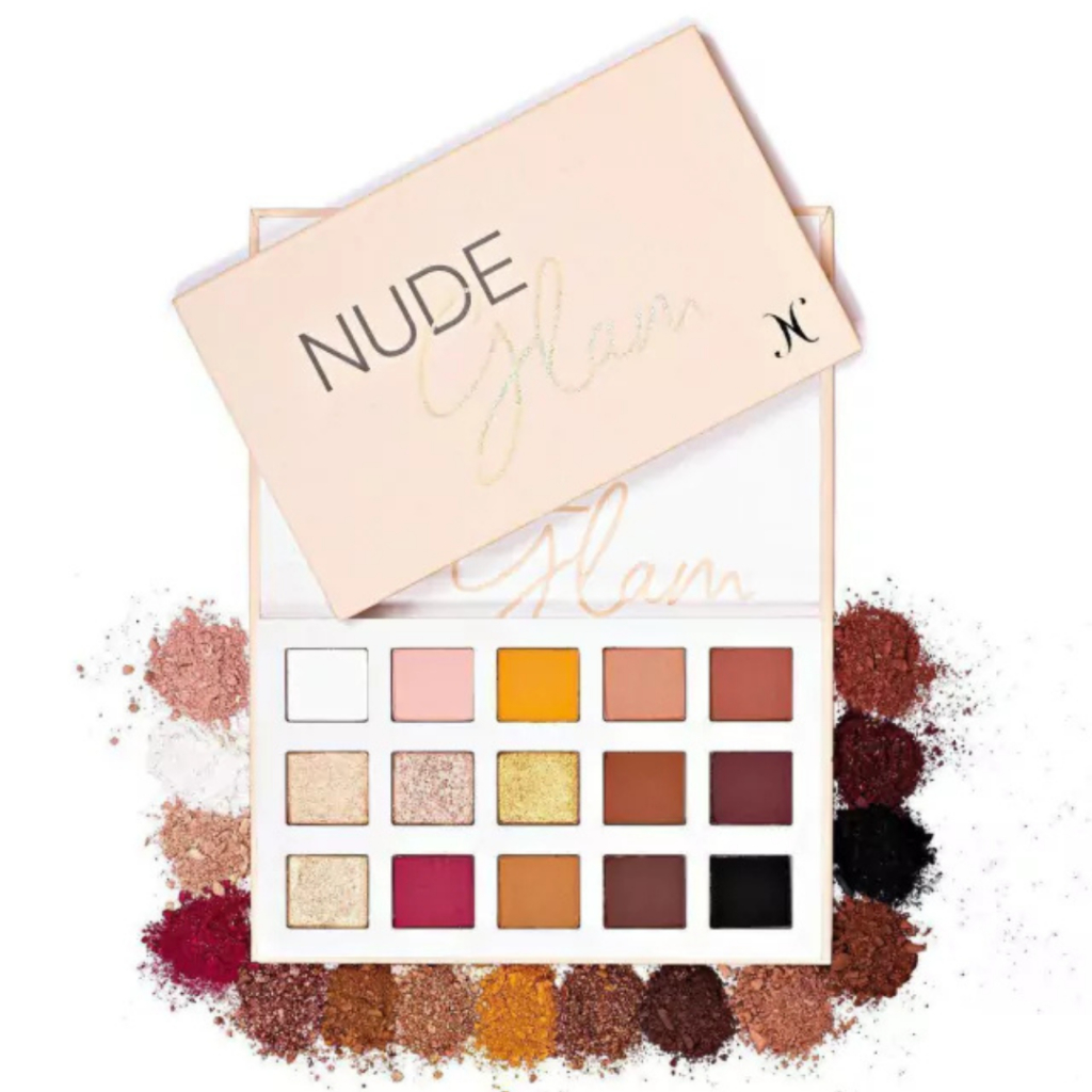 Paleta De Sombras Nude Glam Nath Capelo Shopee Brasil