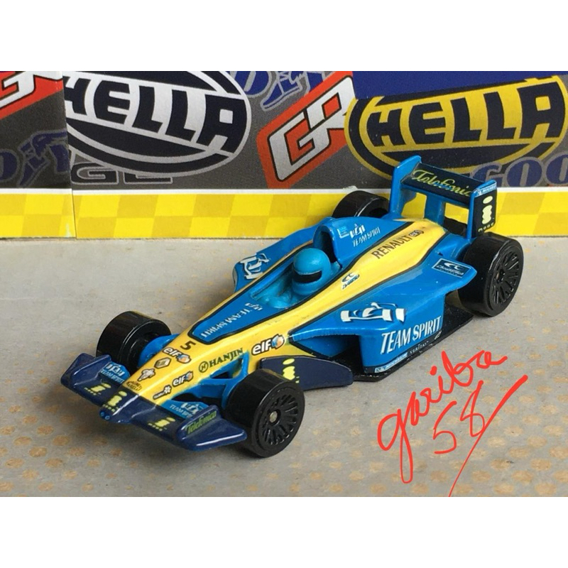 HOT WHEELS RENAULT FORMULA F1 TEAM FERNANDO ALONSO 2006 GRAND PRIX RACER SERIES GARIBA58