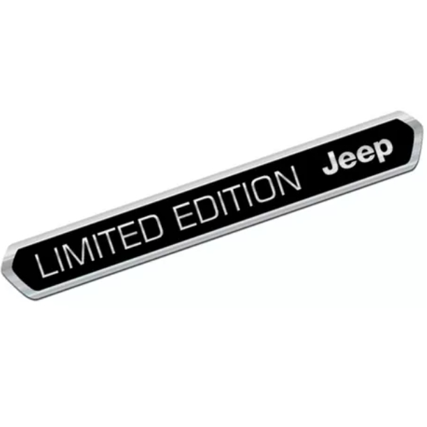 Emblema Badge Em A O Inox Puro P Jeep Limited Edition Shopee Brasil