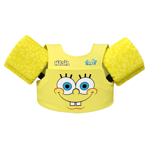 Boia Infantil Bob Esponja Colete Salva Vidas Nash Shopee Brasil