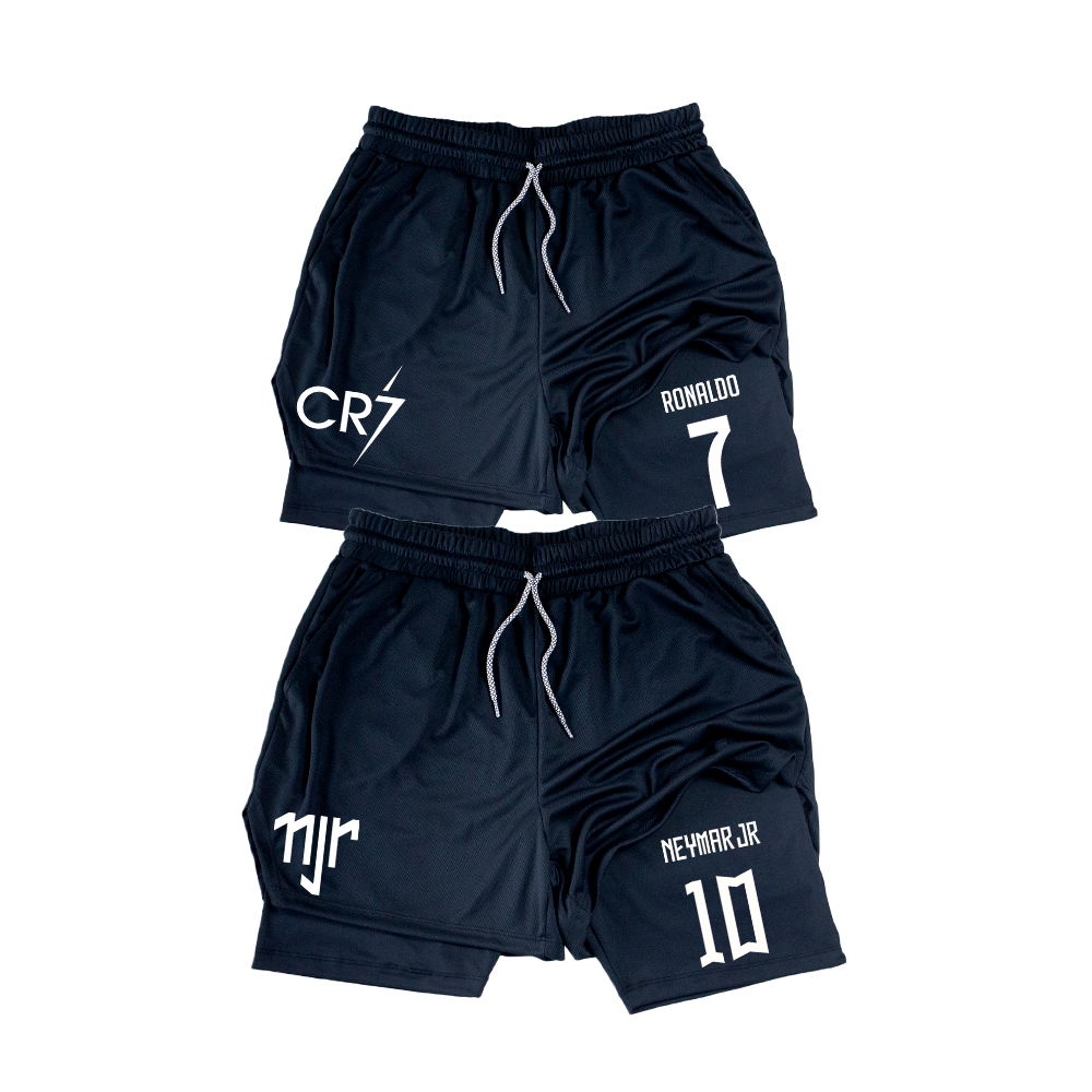 Kit Shorts Dry Fit Compress O Em Esportivo Treino Futebol