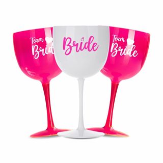 Kit 20 Taças Gin Vodka 580ml Acrílica Personalizadas Chá de lingerie