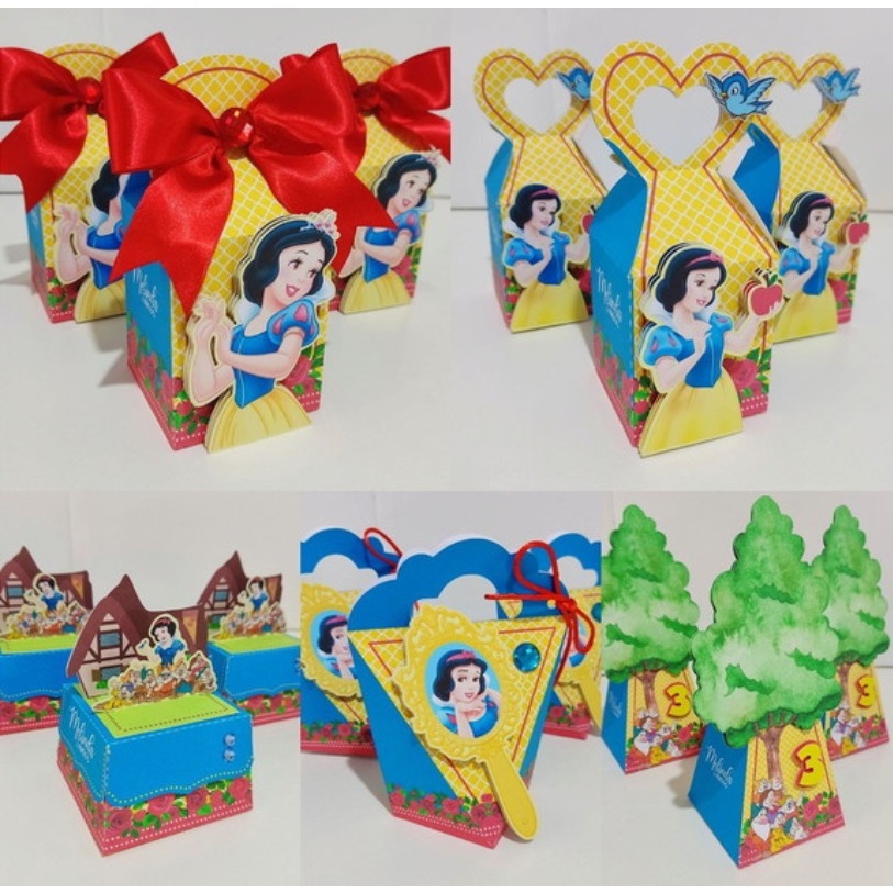 Personalizados Branca De Neve Aplique Pegue E Monte Kit Festa