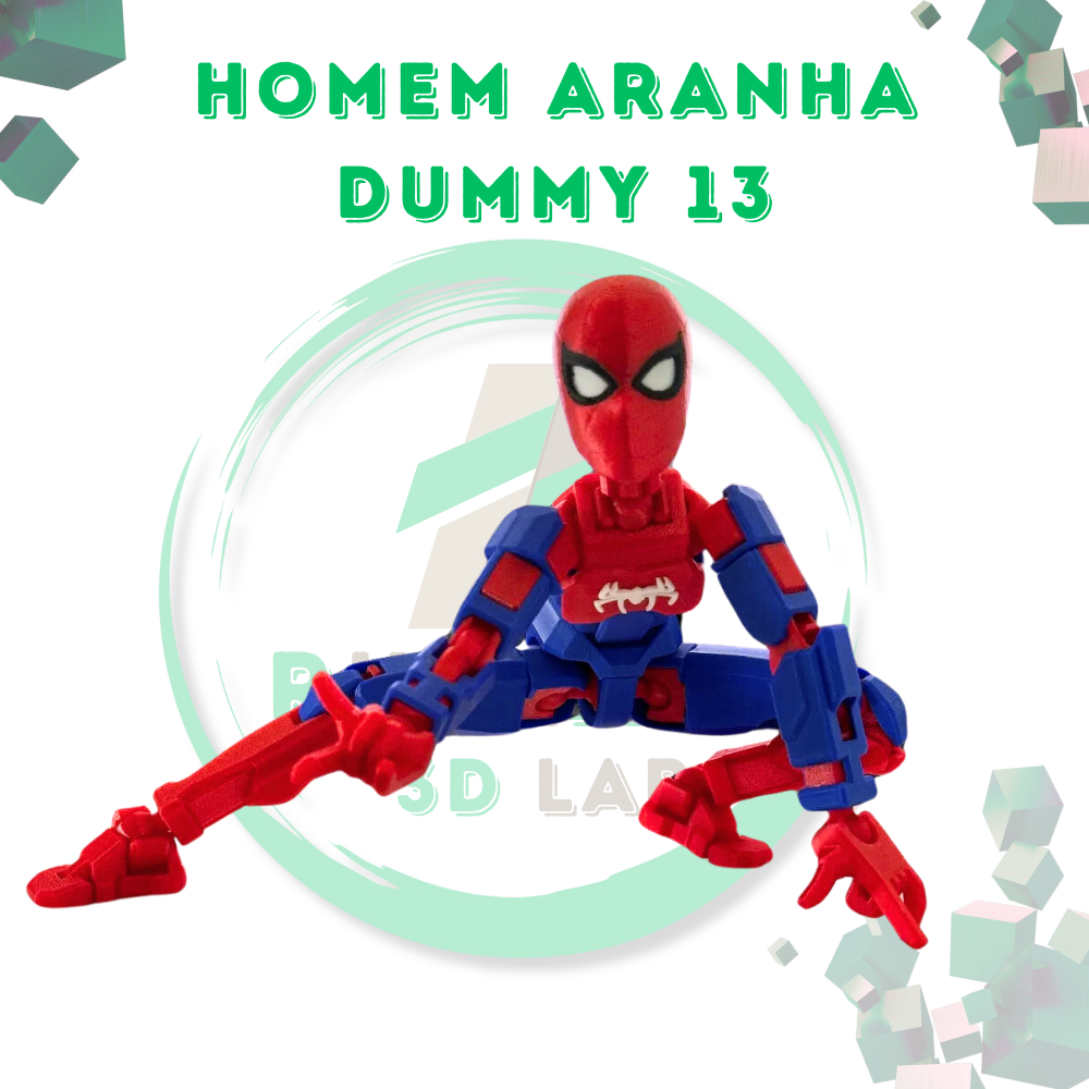 Boneco Dummy Homem Aranha Spider Man Suporte Articulado Action