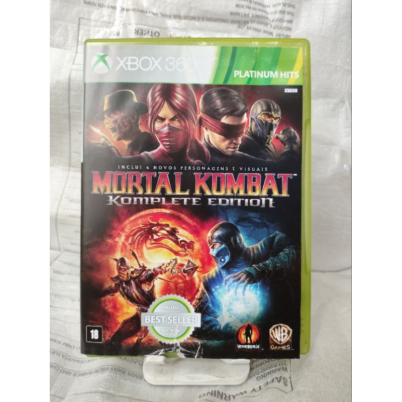 Jogo Mortal Kombat komplete edition Xbox 360 Original Mídia Física